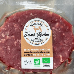 Steaks hachés BOEUF BIO 4 pièces 500 g