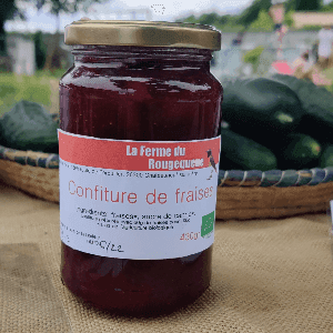 Confiture de fraises bio 430g