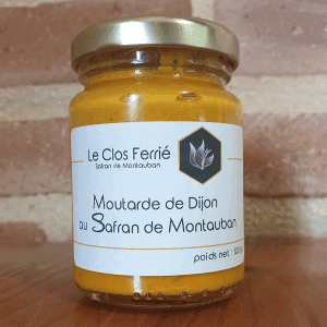 Moutarde de Dijon au Safran de Montauban - 100gr
