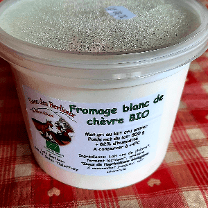 Fromage blanc de chèvre bio