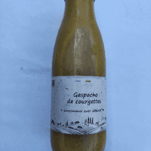 Gaspacho de Courgettes et Basilic Bio et Artisanal