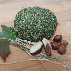 La chèvre enrobée ail et fines herbes