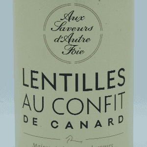 Lentilles au confit 380 gr