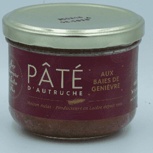 Pâté d'autruche au genièvre 180 gr