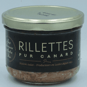 Rillettes pur canard 180 gr