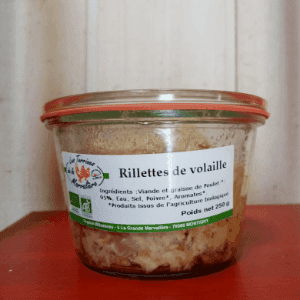 Rillettes de volaille 350g