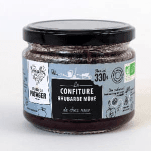 confiture de rhubarbe mûre