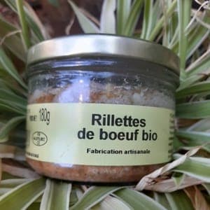 Rillettes de boeuf bio