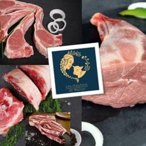 Colis d'agneau 5 kg - gigot entier