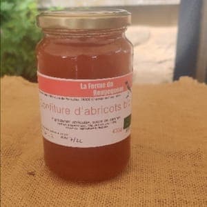 Confiture d'abricots bio 430g