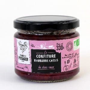 confiture de rhubarbe cassis