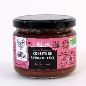 confiture rhubarbe fraise