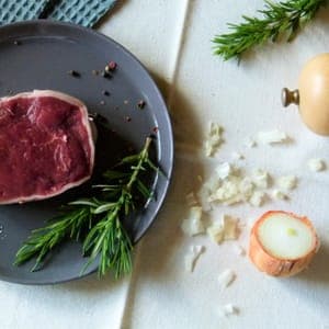 Tournedos de vache dans le filet