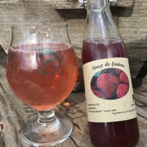 Sirop de Fraises Moustous AB