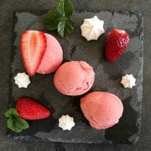 Sorbet fraise