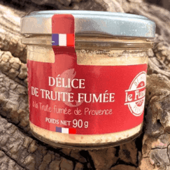 Délice de truite fumée