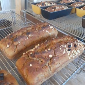 PAIN BIS DE  BLES ANCIENS AU MUESLI  PUR LEVAIN  500g