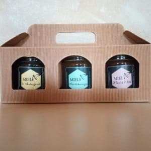 coffret 3X250G  crémeux; châtaignier; printemps