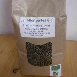 Lentilles Vertes