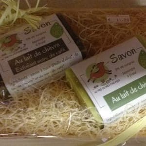 Coffret 2 savons au lait de chèvre