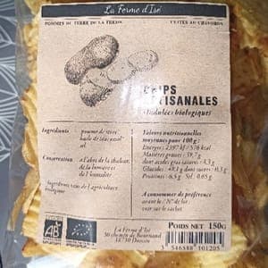 Chips ondulées