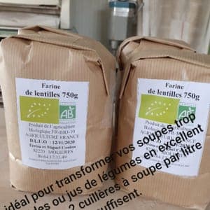 farine de lentilles 5 kilos