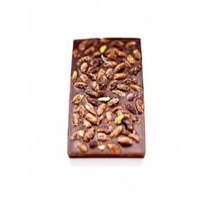 zz Tablette chocolat graines cacao pistaches vanille