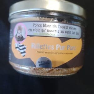 rillettes pur porc 190gr