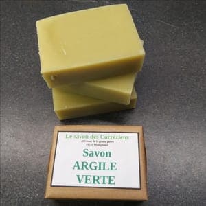 savon argile verte