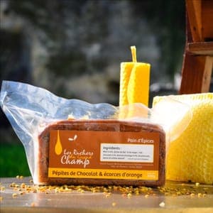 Pain d'épices aux pépites de chocolat et écorces d'oranges confites 300 g