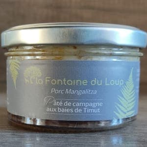 Pâté de Campagne Mangalitza Baies de Timut BIO