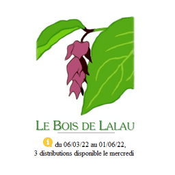 Logo de Pépinière du bois de Lalau - retrait à la ferme