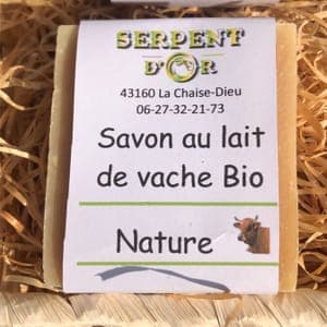 Savon au lait de vache bio