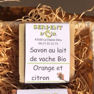 Savon au lait de vache bio