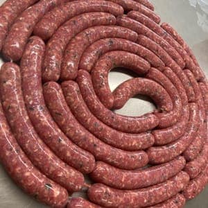 Saucisses de veau aux herbes