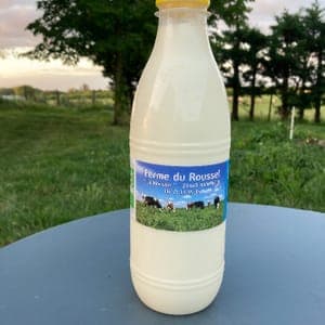 Lait de vache cru entier