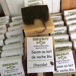 Savon au lait de vache bio