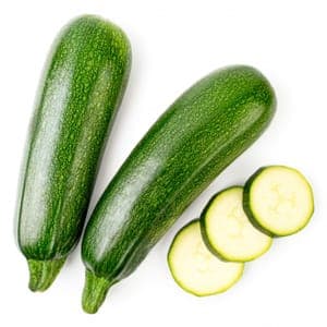 Courgettes vertes et jaunes