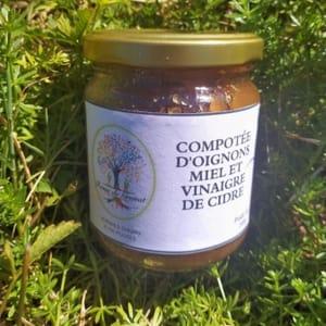 Compotée oignons miel vinaigre cidre