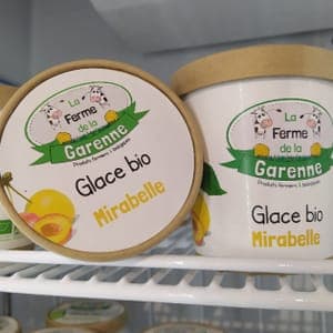 Glace mirabelle