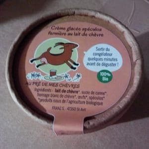 Glace spéculos - au lait de chèvre