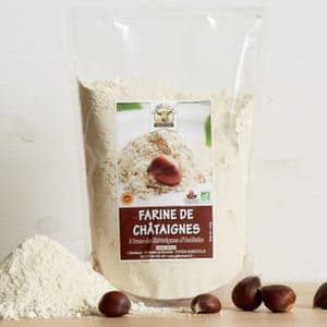 farine de châtaignes AOP BIO