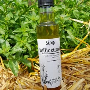 Sirop Basilic citronné