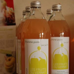 Jus de pomme poire