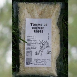 Tomme de chèvre rapée