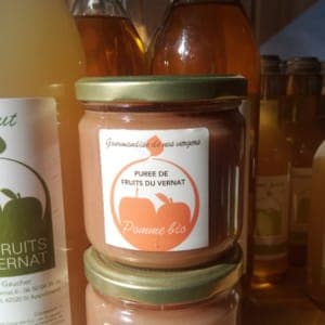 Compote de pommes bio