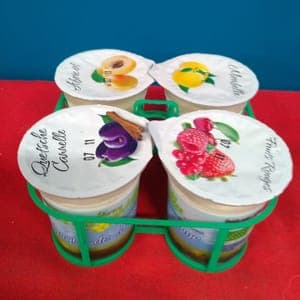 4 yaourts aux fruits "bio et local"