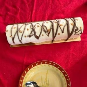 Bûche glacée pomme / caramel / nature
