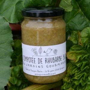 Compotée de rhubarbe Bio