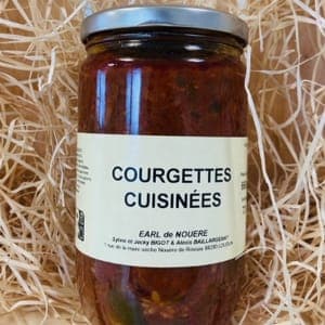 Courgettes cuisinées